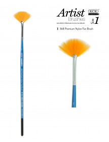 KCK PREMIUM NYLON FAN BRUSH - BR 368 #1